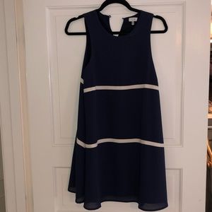 Tobi navy and white dress